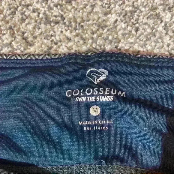 Colosseum Own The Stands Active College Crop Leggings -WVU Size M - Picture 4 of 8